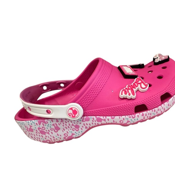 Crocs Unisex-Adult Barbie Classic Clogs Shoes NWOB Size W 11 M 9 - Picture 4 of 9